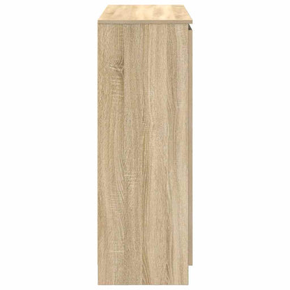 Sideboard with Drawers Sonoma Oak 100,5x35x98,5 cm Engineered Wood