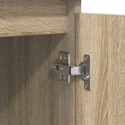 Sideboard with Drawers Sonoma Oak 100,5x35x98,5 cm Engineered Wood