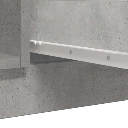 Sideboard with Drawers Concrete Grey 100.5x35x98.5 cm