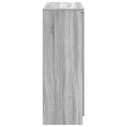 Sideboard with Drawers Grey Sonoma 100.5x35x98.5 cm Engineered Wood