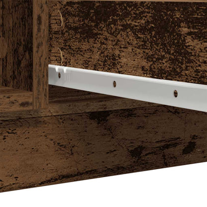 Sideboard with Drawers Old Wood 100.5x35x98.5 cm Engineered Wood