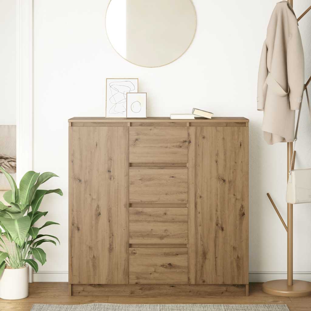 Sideboard with Drawers Artisan Oak 100.5x35x98.5 cm