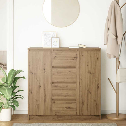Sideboard with Drawers Artisan Oak 100.5x35x98.5 cm
