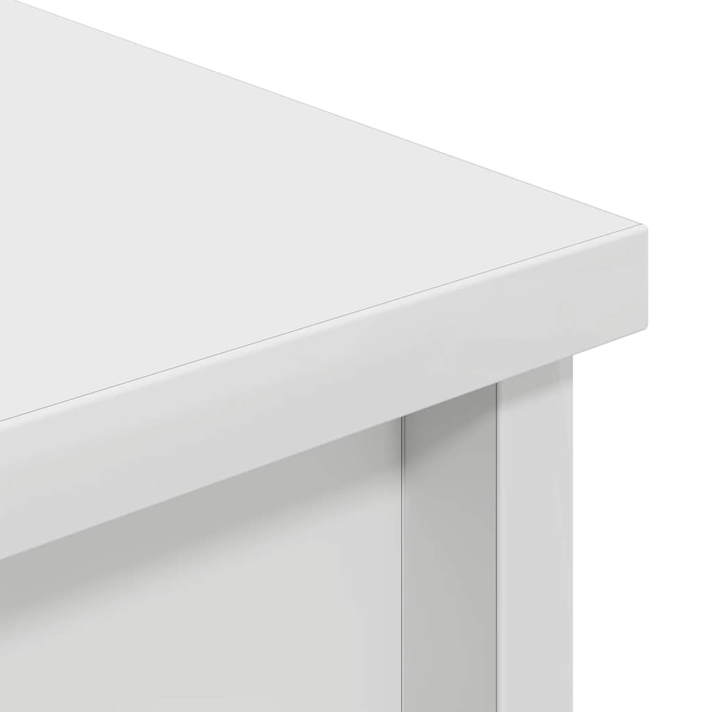 Highboard White 50x35x180 cm Engineered Wood
