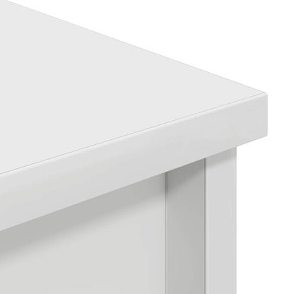 Highboard White 50x35x180 cm Engineered Wood