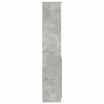 Highboard Concrete Grey 50x35x180 cm Engineered Wood