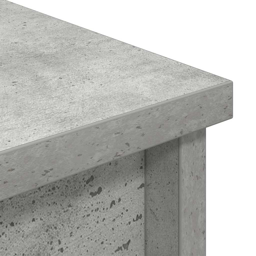 Highboard Concrete Grey 50x35x180 cm Engineered Wood