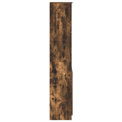 Highboard Smoked Oak 50x35x180 cm Engineered Wood