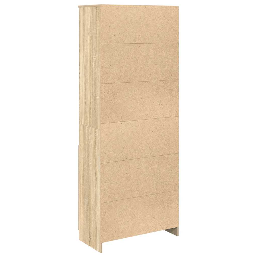 Highboard Sonoma Oak 70x35x180 cm Engineered Wood