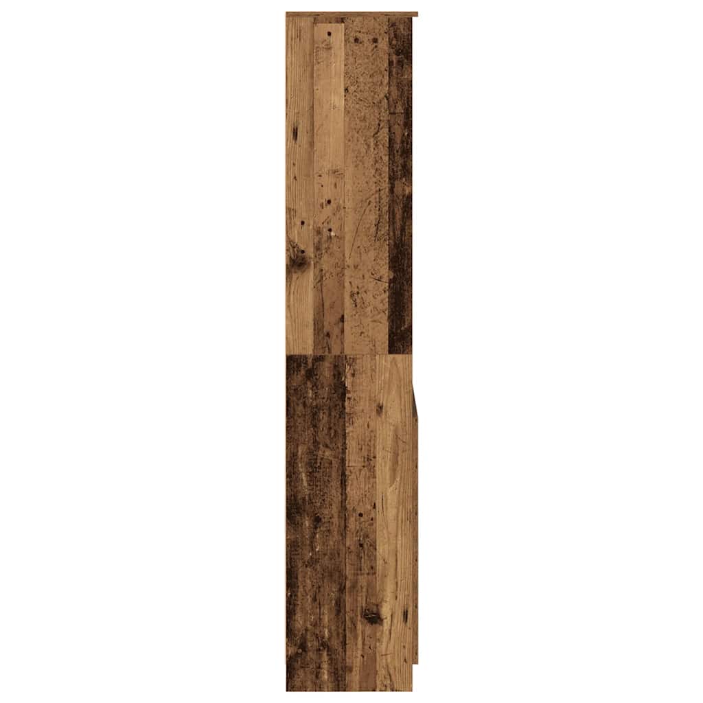 Highboard Old Wood 70x35x180 cm Engineered Wood