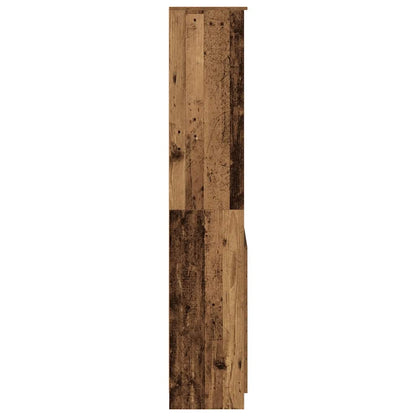 Highboard Old Wood 70x35x180 cm Engineered Wood