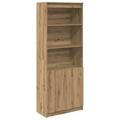 Highboard Artisan Oak 70x35x180 cm Engineered Wood