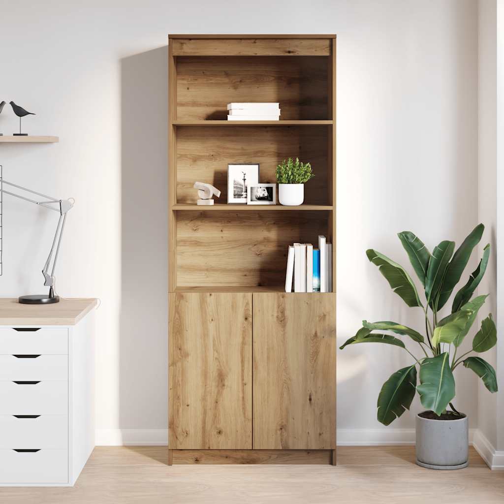 Highboard Artisan Oak 70x35x180 cm Engineered Wood