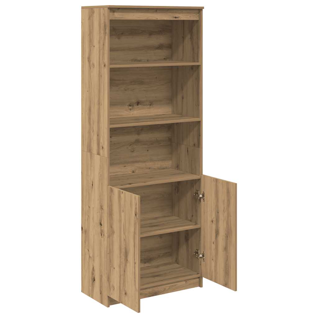 Highboard Artisan Oak 70x35x180 cm Engineered Wood