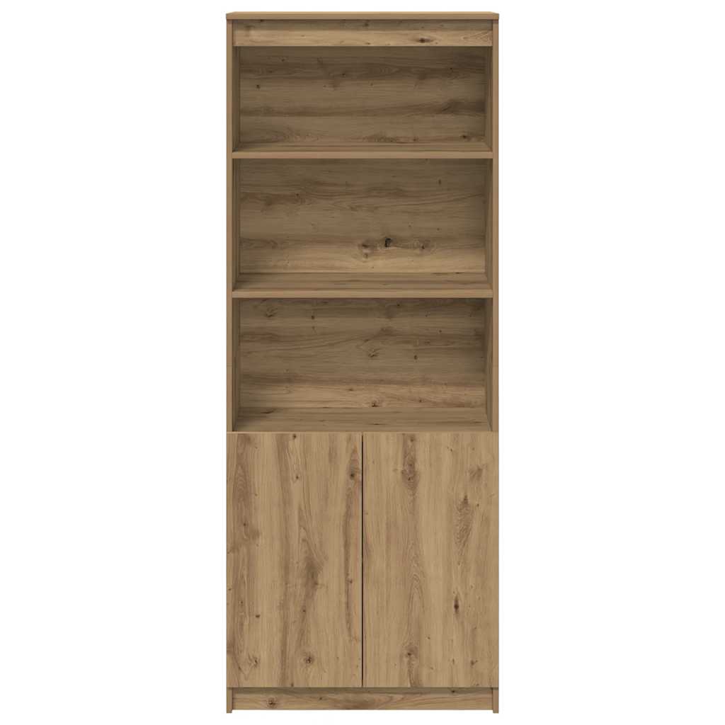 Highboard Artisan Oak 70x35x180 cm Engineered Wood