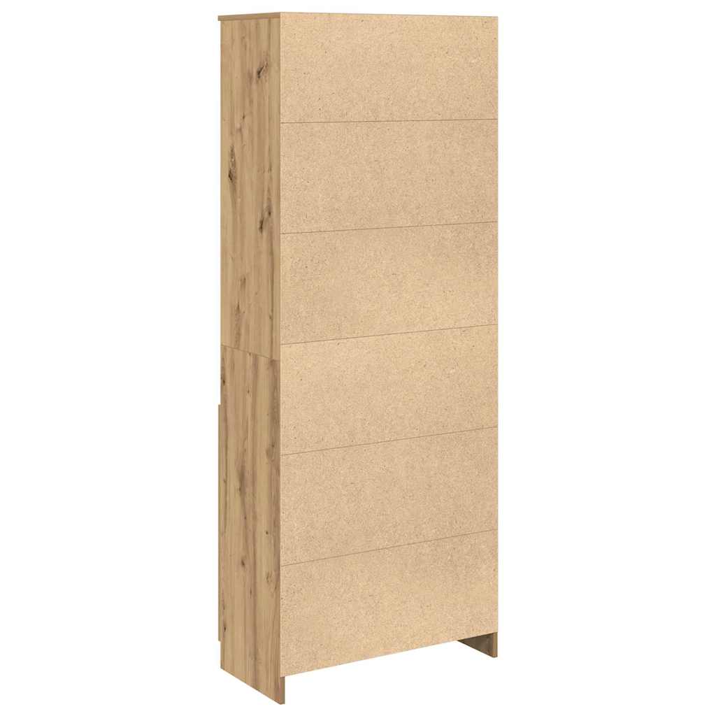 Highboard Artisan Oak 70x35x180 cm Engineered Wood
