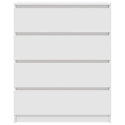Sideboard White 80x35x99 cm Engineered Wood