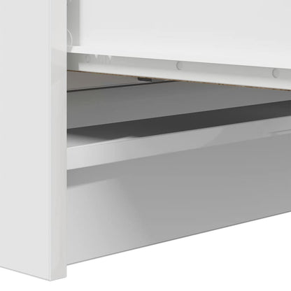 Sideboard White 80x35x99 cm Engineered Wood