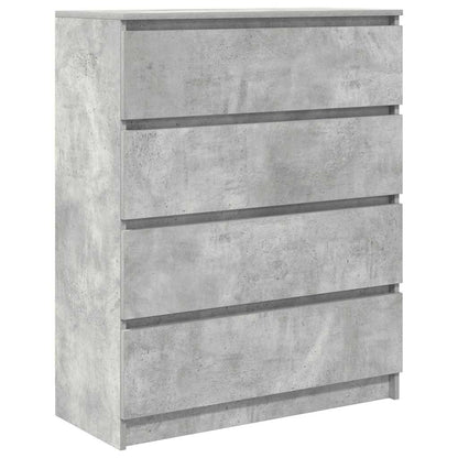 Sideboard Concrete Grey 80x35x99 cm Engineered Wood