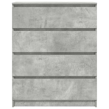 Sideboard Concrete Grey 80x35x99 cm Engineered Wood