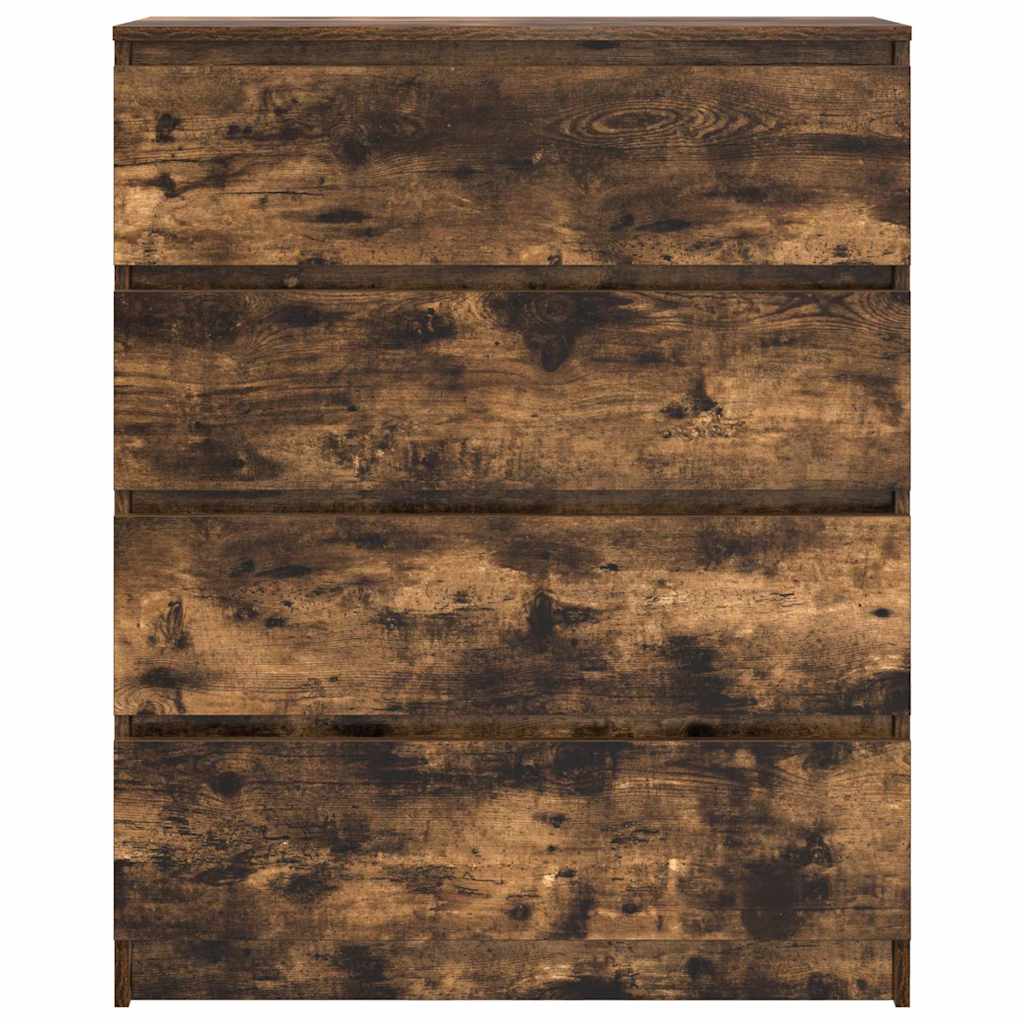 Sideboard Smoked Oak 80x35x99 cm Engineered Wood