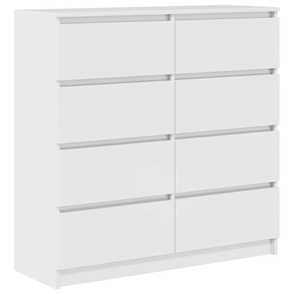 Sideboard White 100x35x99 cm Engineered Wood