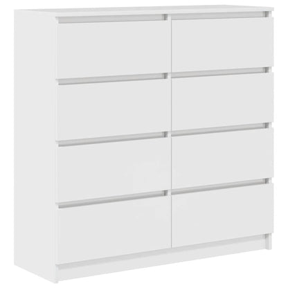 Sideboard White 100x35x99 cm Engineered Wood