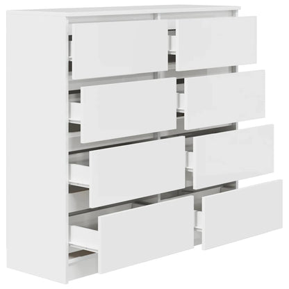 Sideboard White 100x35x99 cm Engineered Wood