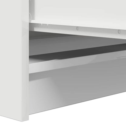 Sideboard White 100x35x99 cm Engineered Wood