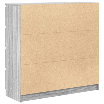 Sideboard Grey Sonoma 100x35x99 cm Engineered Wood