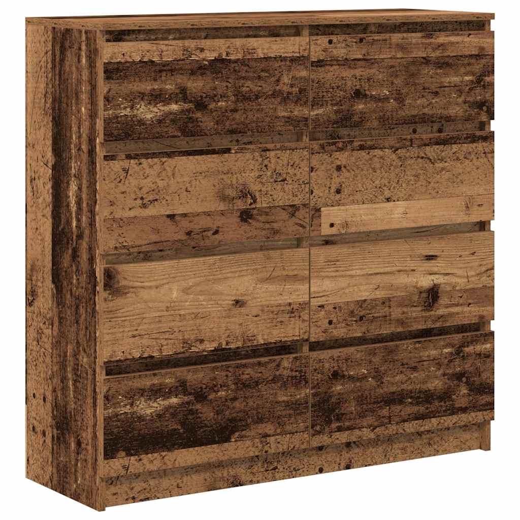 Sideboard Old Wood 100x35x99 cm Engineered Wood