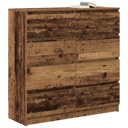 Sideboard Old Wood 100x35x99 cm Engineered Wood