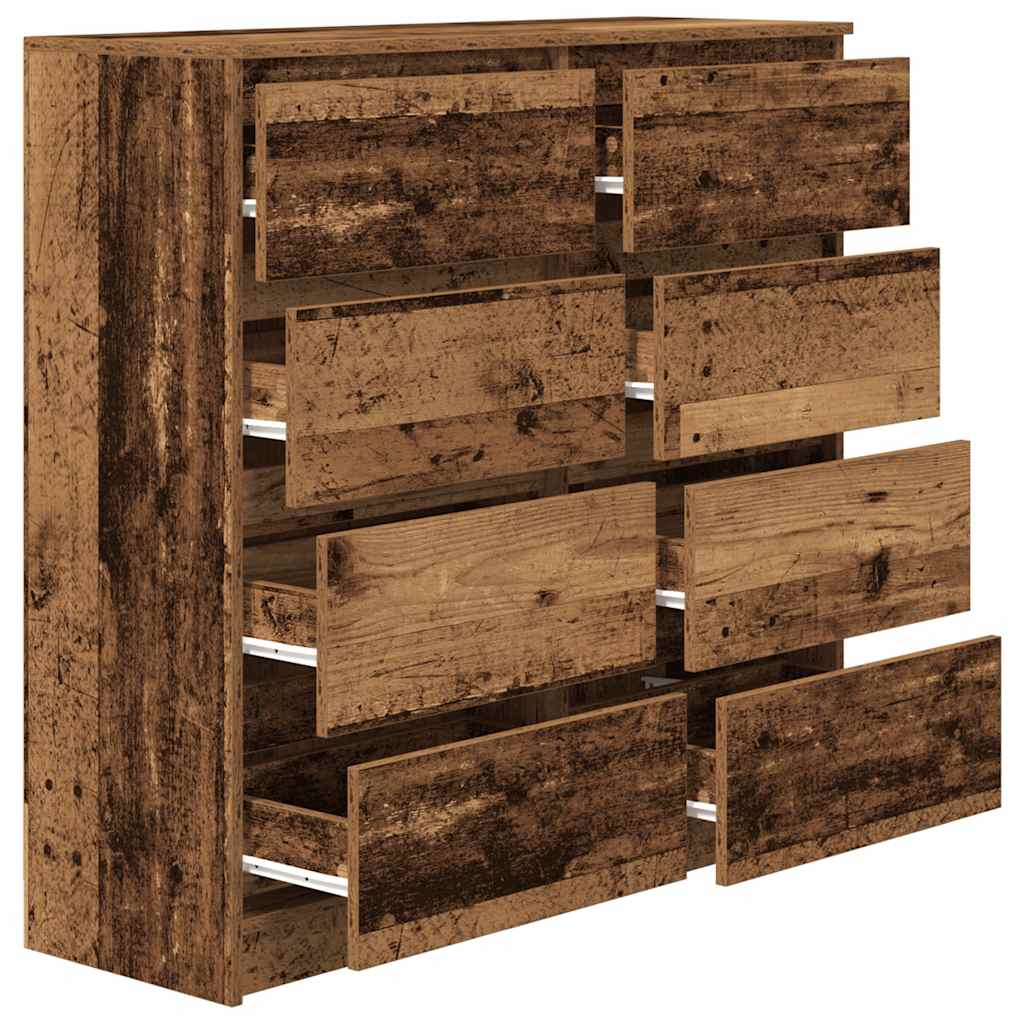 Sideboard Old Wood 100x35x99 cm Engineered Wood