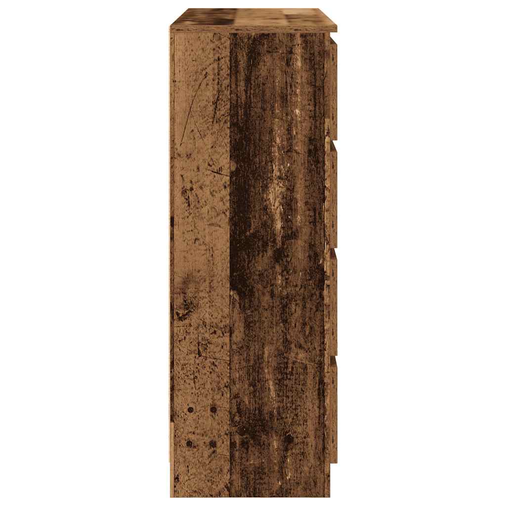 Sideboard Old Wood 100x35x99 cm Engineered Wood