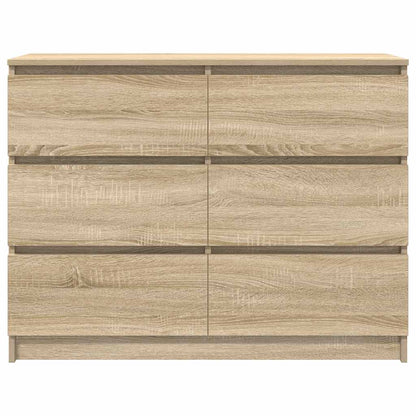 Sideboard Sonoma Oak 100x35x76 cm Engineered Wood