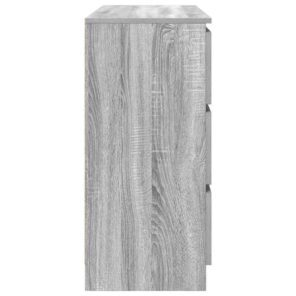 Sideboard Grey Sonoma 100x35x76 cm Engineered Wood