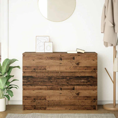 Sideboard Old Wood 100x35x76 cm Engineered Wood
