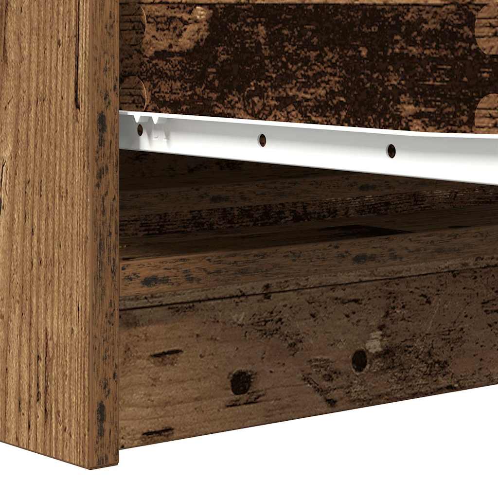 Sideboard Old Wood 100x35x76 cm Engineered Wood