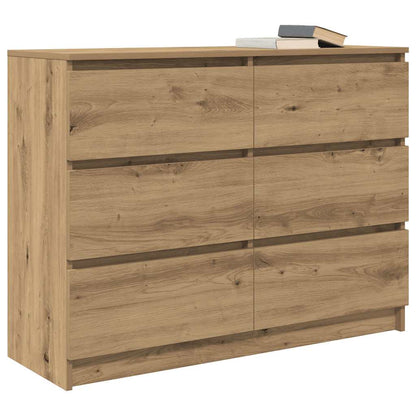 Sideboard Artisan Oak 100x35x76 cm Engineered Wood