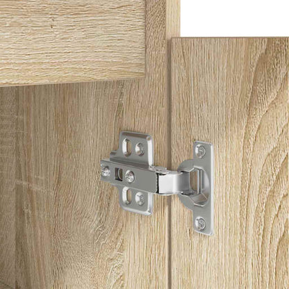 Desk with Drawer Sonoma oak 140 x 49 x 76 cm Engineered wood