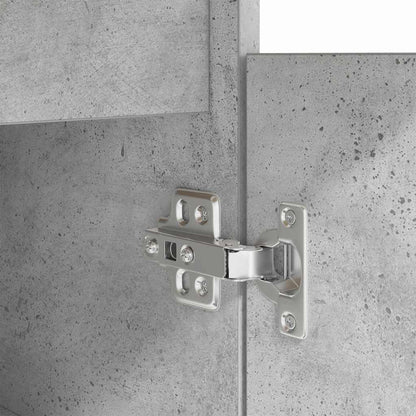 Desk with Drawer Concrete grey 140 x 49 x 76 cm Engineered wood