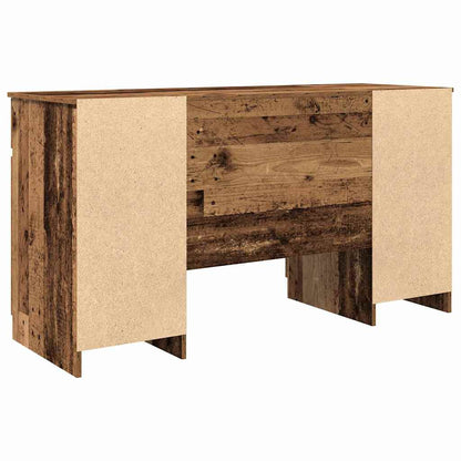 Desk with Drawer Old wood 140 x 49 x 76 cm Engineered wood
