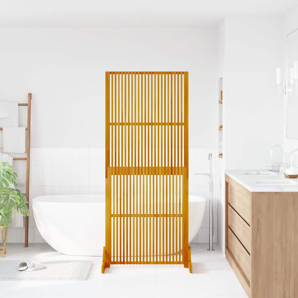 Privacy Screen Indoor/Outdoor 180.5 cm Solid Acacia Wood