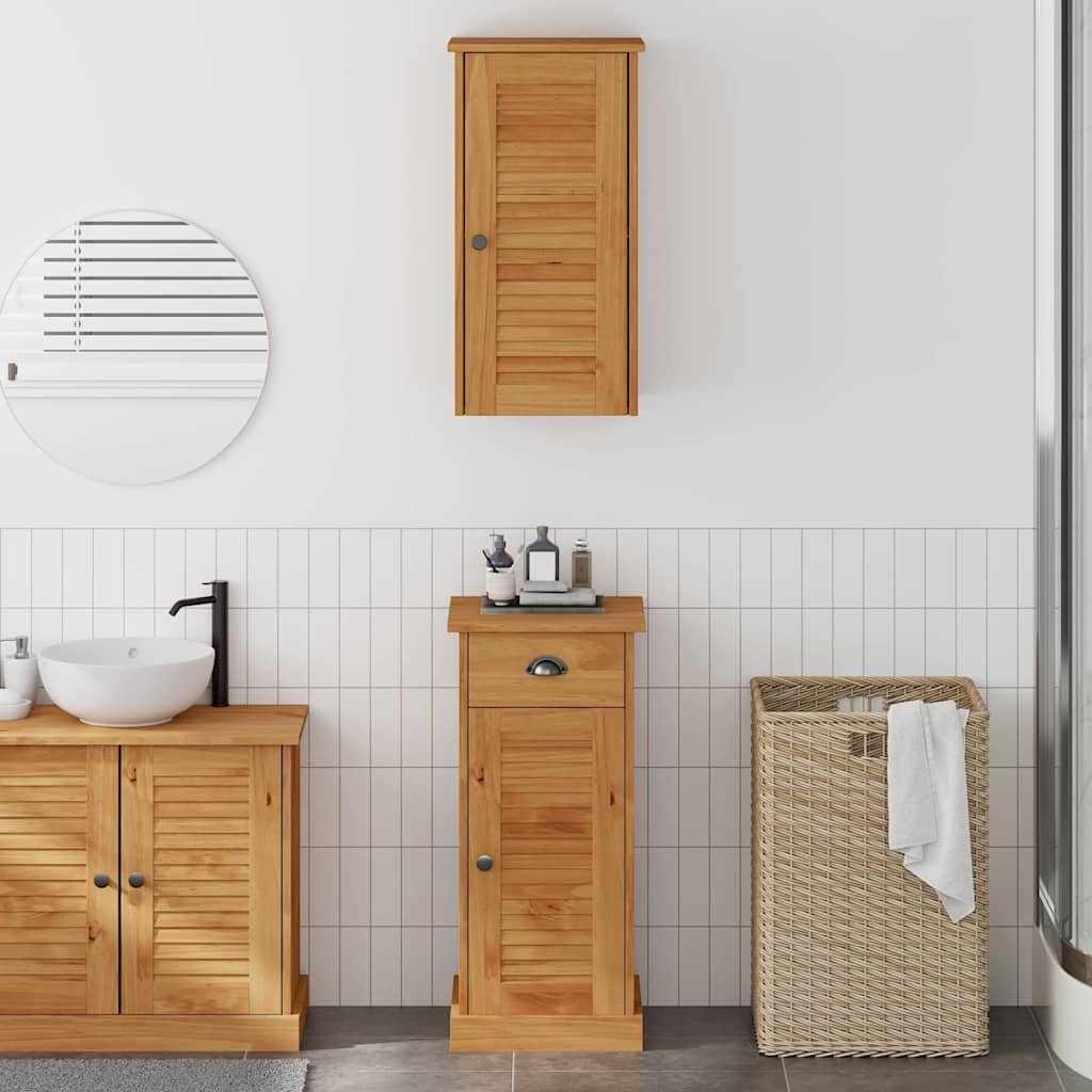 Bathroom Cabinet VIGO 2 pcs Brown and Honey Brown