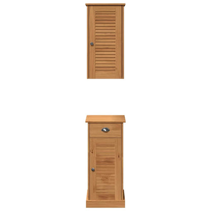 Bathroom Cabinet VIGO 2 pcs Brown and Honey Brown