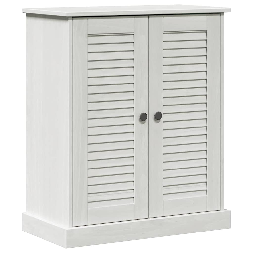 Bathroom Furniture Set with Shelf 2 pcs White and Antique White