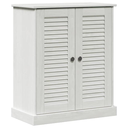 Bathroom Furniture Set with Shelf 2 pcs White and Antique White