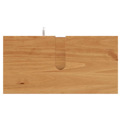Bathroom Furniture Set VIGO 3 pcs Honey Brown Solid Pine Wood