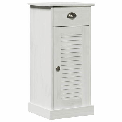 Bathroom Furniture Set 3 pcs Antique White Solid Pine Wood
