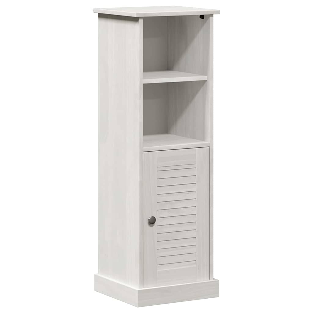 Bathroom Furniture Set 4 pcs Antique White Solid Pine Wood